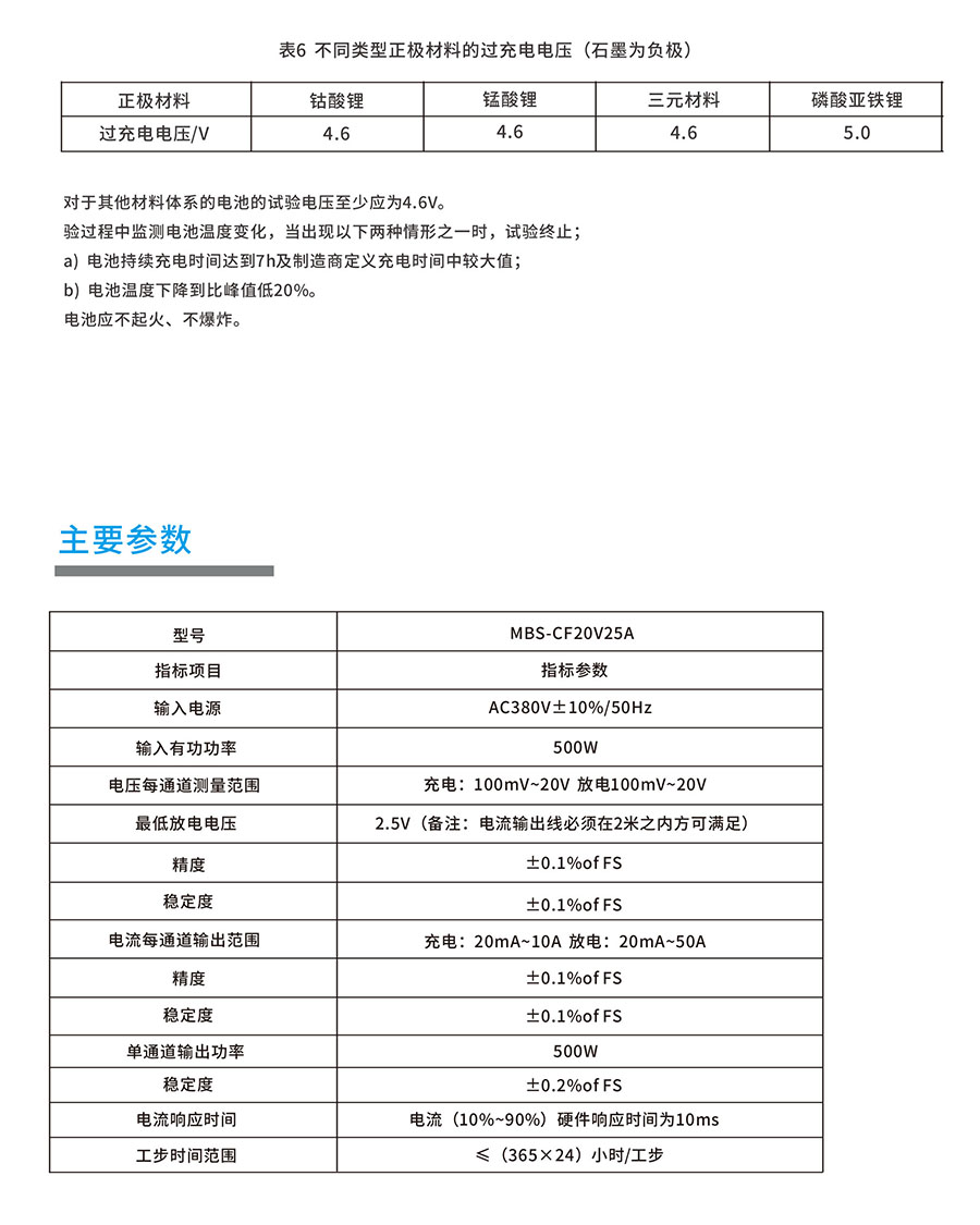 过充过放测试系统定制
